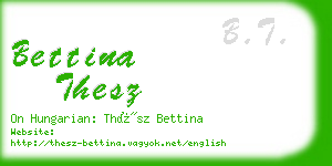 bettina thesz business card